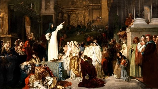 Джироламо Савонарола - монах, выдающийся (фанатичный) религиозный деятель эпохи Возрождения. смотреть онлайн