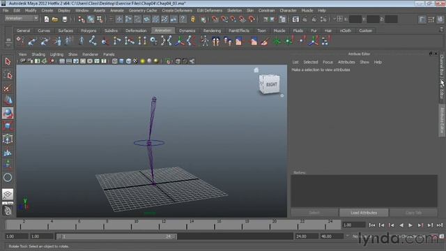 4.3 Работа с Orient Constraint смотреть онлайн