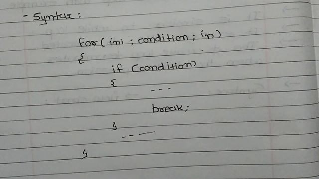 Explain Break Statement With Example|| In Hindi смотреть онлайн