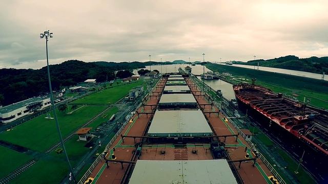 Панамский канал. Canal de Panama. Судно. смотреть онлайн