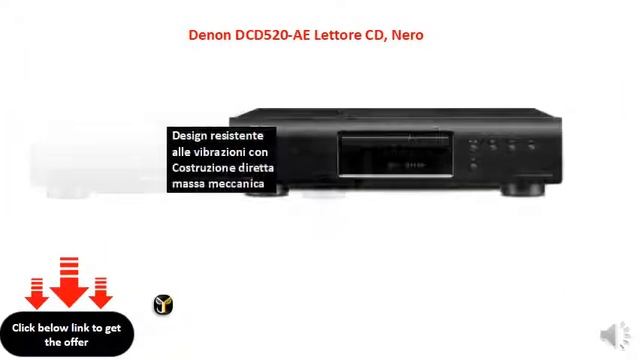 Denon DCD520-AE Lettore CD, Nero смотреть онлайн