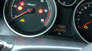 Холодный запуск Opel Astra 2008 1.3 CDTI темп. - 10 (не работает 2 свечи накала)