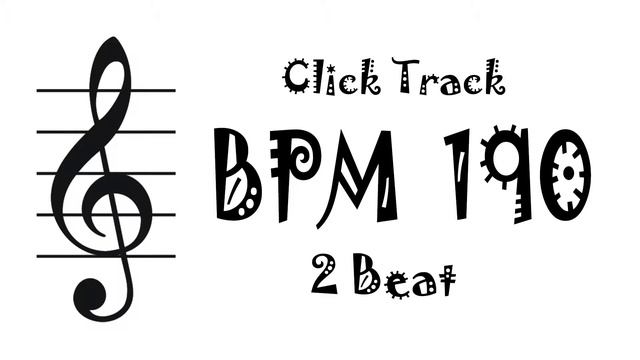 【BPM 190】Drum 2Beat - Rhythm Track Metronome смотреть онлайн