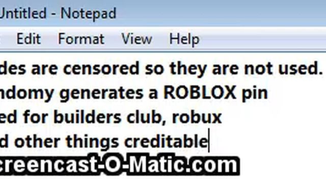 ROBLOX Pin Generator смотреть онлайн