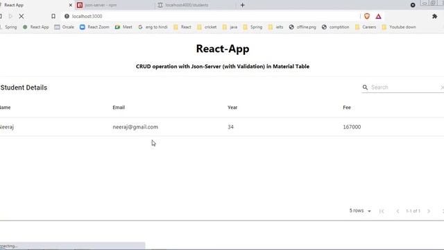 21. CRUD Operations with Json Server in Material Table || Material UI смотреть онлайн