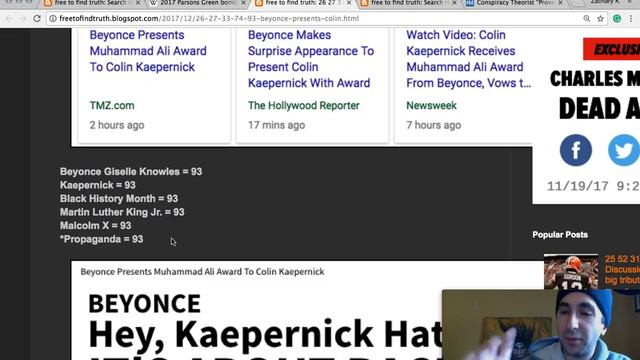 For "The People" | Colin Kaepernick receives SI Muhammad Ali award from Beyonce, December 5, 2017 смотреть онлайн