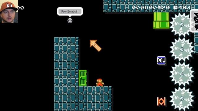 Super Mario Maker: немного глюков и Сложные Уровни смотреть онлайн