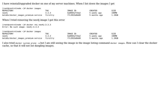 docker image still showing in image listing after removing the image from docker смотреть онлайн