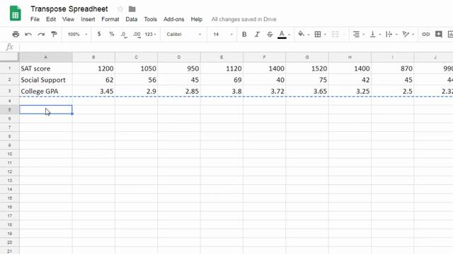 How to Transpose (flip columns and rows) in Sheets / Excel смотреть онлайн