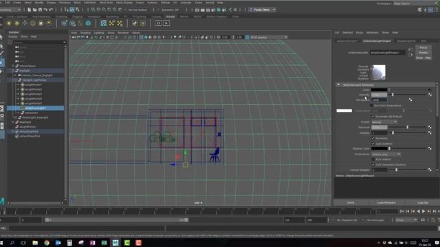 Interior Lighting _ Daylight Setup _ Skydome + Light Portals смотреть онлайн