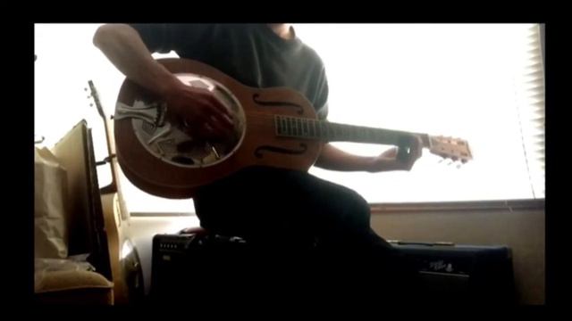 「spooky voice」delta express triolian resonator guitar slide guitar смотреть онлайн