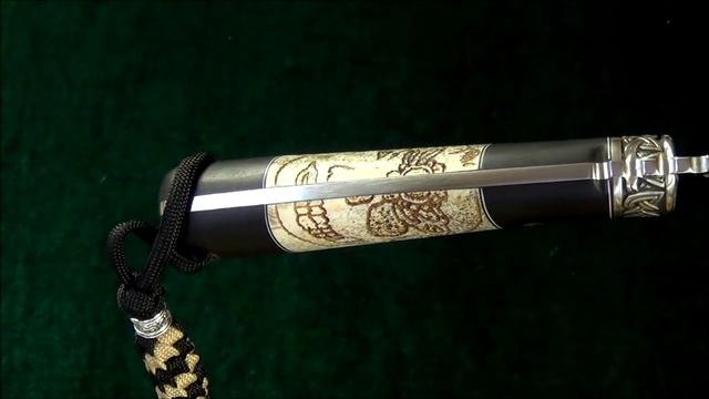 Нож Ведьма (сталь D2) цельнометаллический, мастер Миленин К. смотреть онлайн