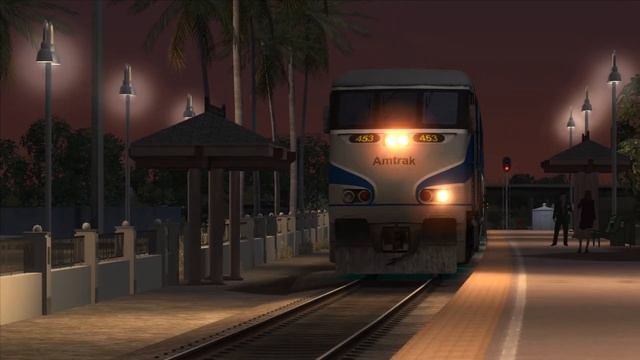 Train Simulator Classic: Pacific Surfliner Pearl Harbor flying by carlsbad village with P42DC #184 смотреть онлайн