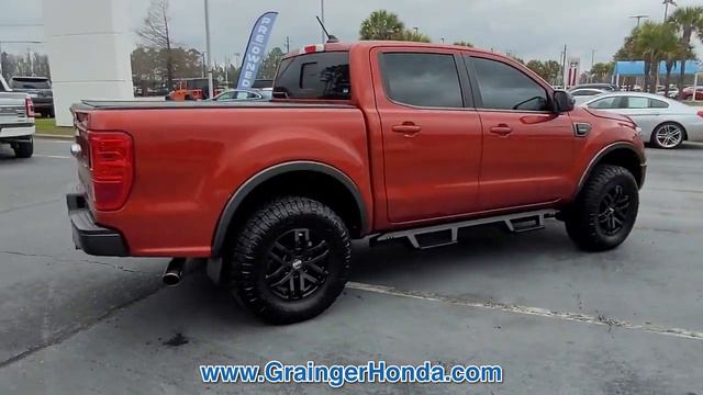 USED 2019 FORD RANGER LARIAT 2WD SUPERCREW 5' BOX at Grainger Honda (USED) #PH1105A смотреть онлайн