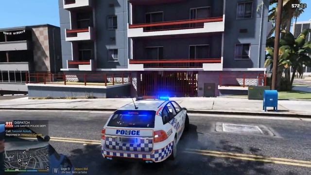 Grand Theft Auto V - Police Patrol! Crazy Daizzzz - QPS (GD VF II SPORTSWAGON) смотреть онлайн