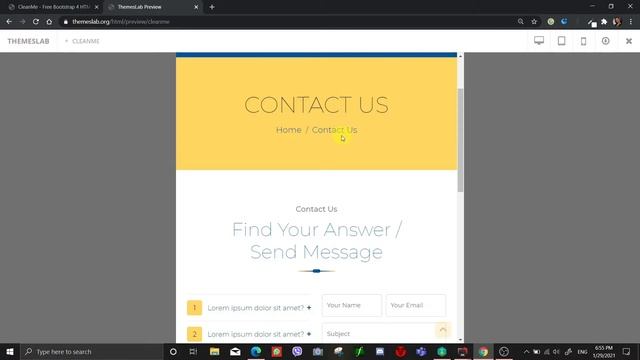 Cleanme : Free Bootstrap 4 HTML5 Business Website Template смотреть онлайн