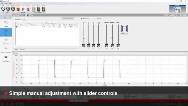 Cubus Testing Software – PID settings смотреть онлайн