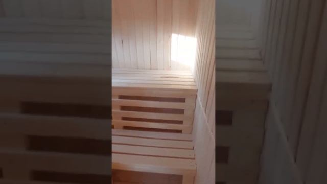 Видео-обзор каркасной бани 2,25х4 с топкой, расположенной снаружи. Июль 2022 смотреть онлайн