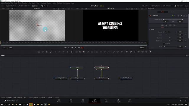 Turbulent Displace in Fusion - DaVinci Resolve Tutorial смотреть онлайн