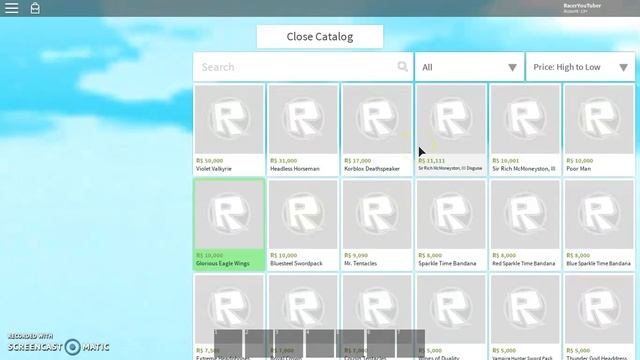 ПЛАТНЫЕ БЕСПЛАТНЫЕ РЕСЫ!/Roblox Catalog Heaven смотреть онлайн