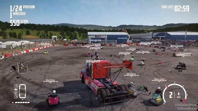 BUMPER CAR BATTLE! | Wreckfest смотреть онлайн