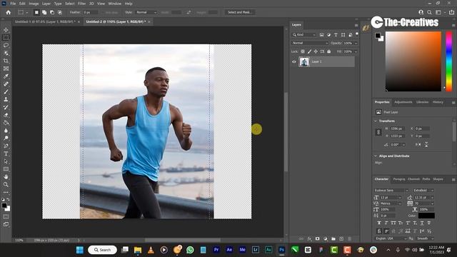 Extend Your Background in Photoshop | Content-Aware Scale смотреть онлайн