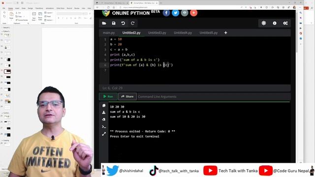 V03: [Part-1] Learn Python in 25 minutes. Python for absolute beginners. смотреть онлайн