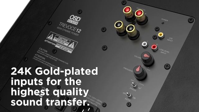 OSD Black Trevoce Triple 12" Subwoofer смотреть онлайн