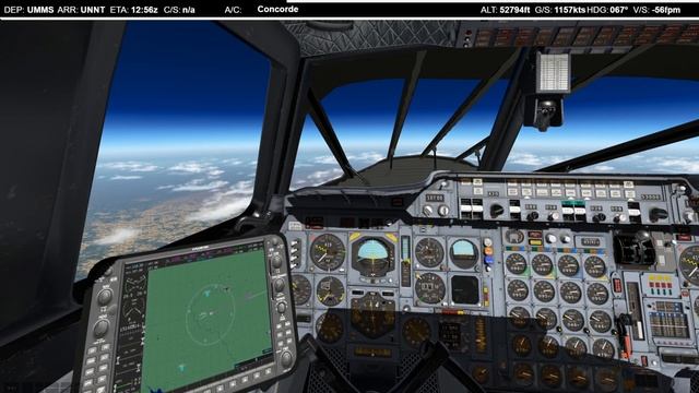 X-Plane 11 UMMS/MINSK-2 до UNNT/TOLMACHEVO: 1876.3 миль на Concorde VATSIM163 смотреть онлайн
