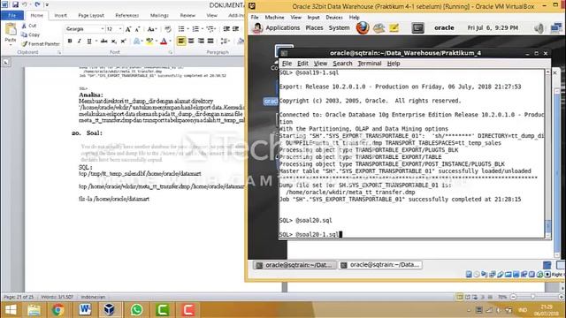 Practice 4-3: Loading Data from Transportable Tablespaces смотреть онлайн