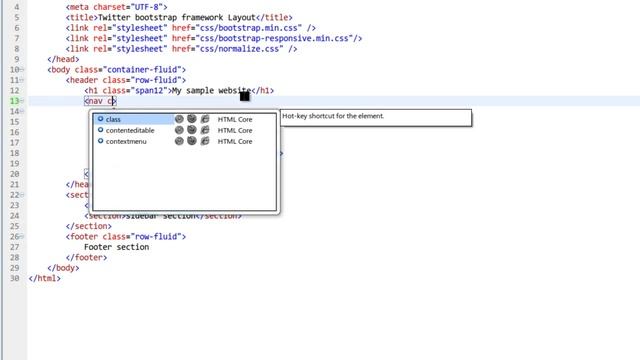 Twitter bootstrap tutorial - Getting Started With the basics смотреть онлайн