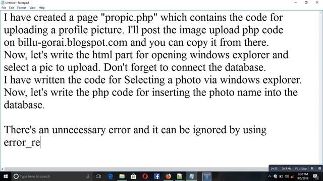 Different Profile Pics for different users - Photo Upload Code in PHP & MySQL | Billu Gorai смотреть онлайн