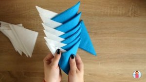 Как просто, быстро и красиво сложить бумажные салфетки ☆ Салфетки на праздничный стол