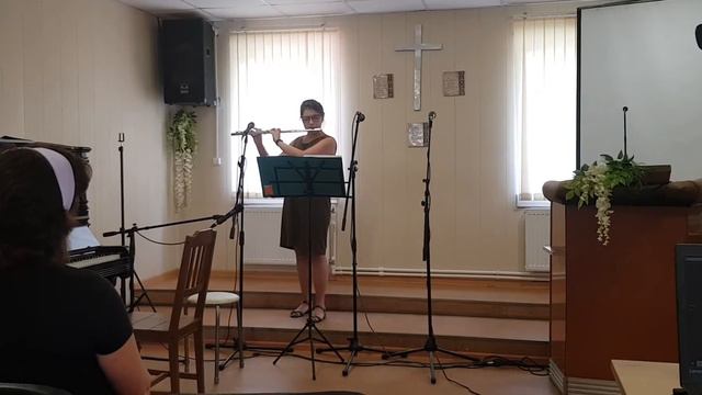 Алина Ворончихина игра на Флейте. смотреть онлайн