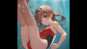 Девчонки в море