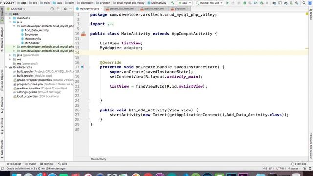 PART 2 Retrieve Data in ListView | CRUD Operation in MySQL Using Php,Volley Android смотреть онлайн