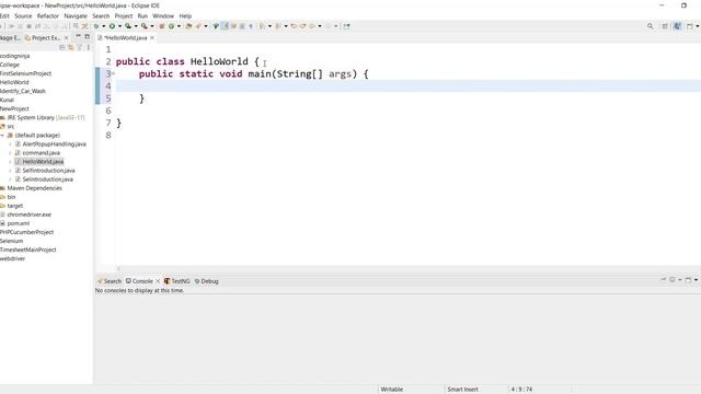 First Java Program | Java Hello World Program | Print anything using java смотреть онлайн