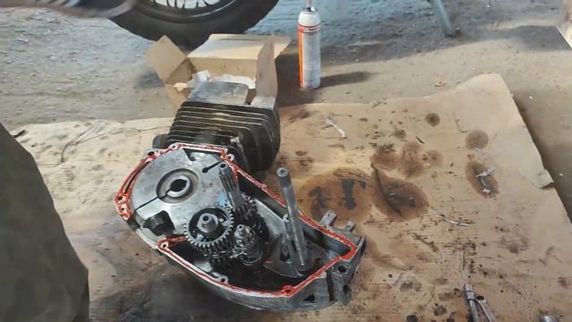 Как собрать коробку передач на мотоцикле Иж Юпитер/ 2/ 3/ 4/ 5 смотреть онлайн