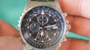 CASIO EDIFICE EF-527D-1A | Обзор и настройка (на русском) | Купить со скидкой