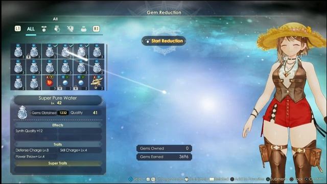 Atelier Ryza 3 - Farm SP and gem in early game смотреть онлайн