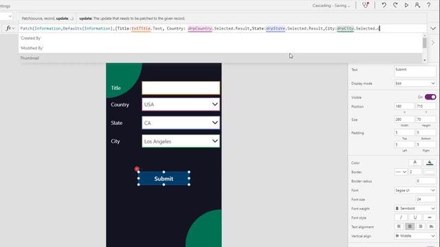 How to create Cascading (Dependent) Dropdowns in Power Apps смотреть онлайн