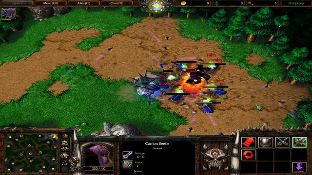 Crypt Lord vs Demon Hunter (10 level heroes) смотреть онлайн