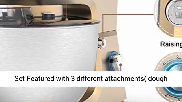 Stand Mixer - 8.5QT 660W 6-Speed Dough Mixer with Stainless Steel Bowl - Kitchen Electric Mixer смотреть онлайн