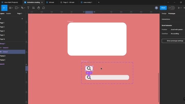 Figma search bar prototype смотреть онлайн