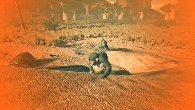 Three Machairodus Hunting Baby Monkey In Ancestors |Part 93 смотреть онлайн