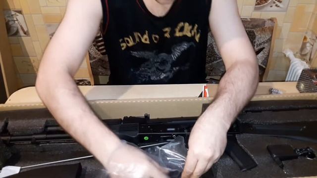 Распаковка страйкбольного привода Cyma АК-74М (СМ 040С) смотреть онлайн