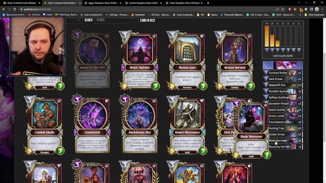 БЮДЖЕТНЫЙ ОБМАН ИЛИ КАК СОБРАТЬ КОЛОДУ В GODS UNCHAINED смотреть онлайн