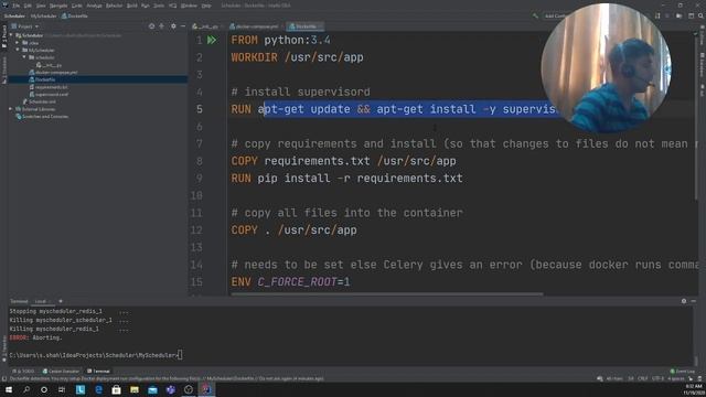 Implementing a Scheduler in python using Celery Beat & Redis with Docker Container смотреть онлайн