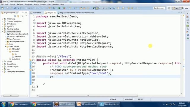 Servlet Part-11 | Redirection in Servlet (Gujarati) смотреть онлайн
