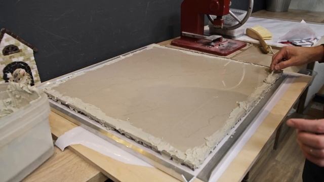 Как сделать мозаику из мрамора для пола? Показываем процесс сборки и шлифовки мозаики! смотреть онлайн
